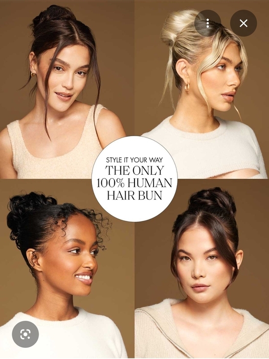 Luxy Other - Luxy Clip In Bun Extension In Dark Brown